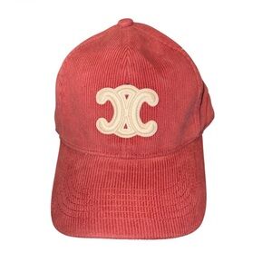 Fashion Lux Red Corduroy Hat